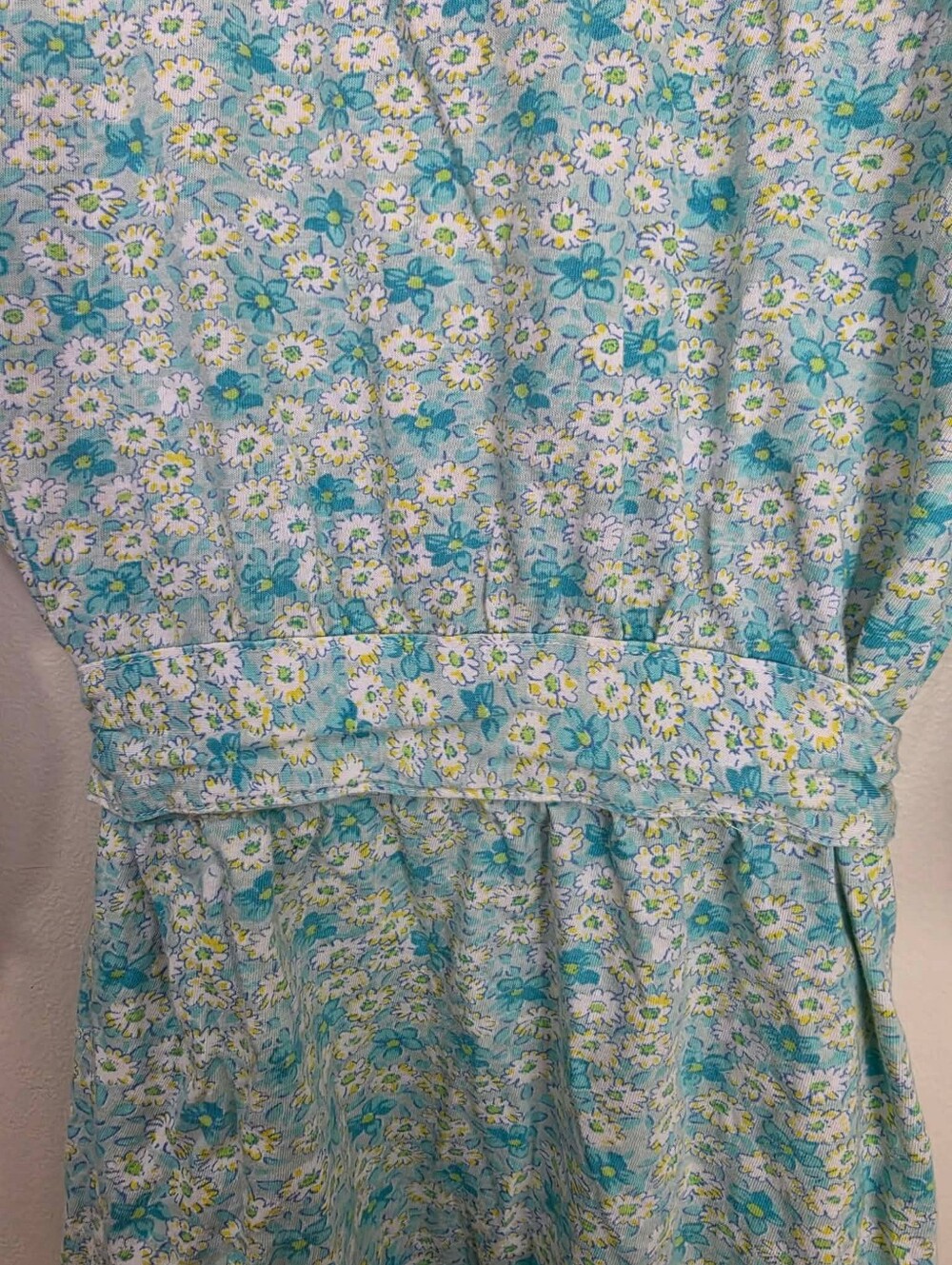 Breakfast In Bed Light Blue Floral Robe - Women's Soft Kimono Robe - Picture 5 of 9